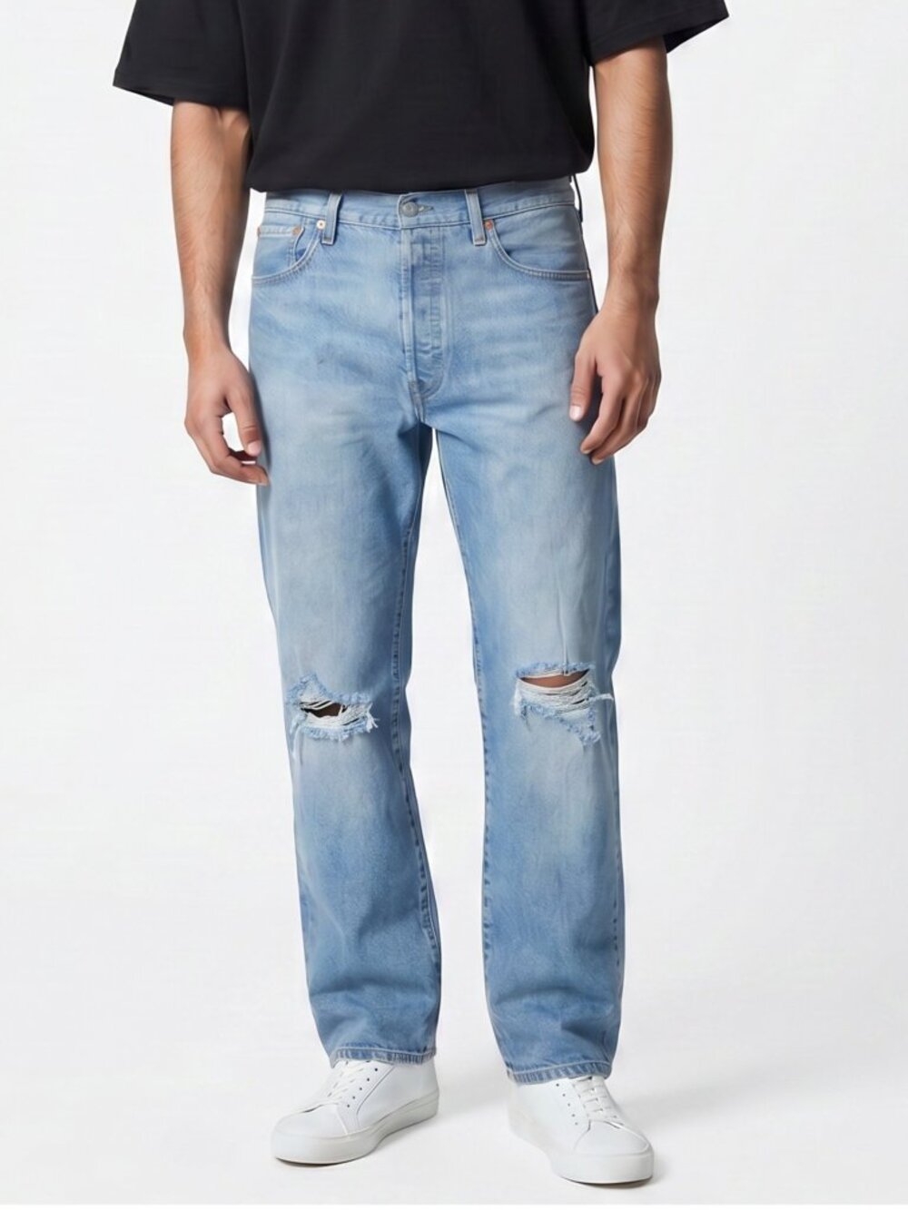 Levis 501 Original Fit Straight Leg Button Fly Denim Jeans Men's Size 38X30 NEW!